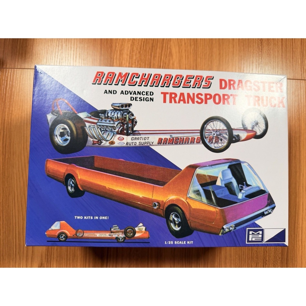 MPC Ramchargers Dragster & Transport Truck 1/25 Plastic Model Kit 2 Kits In 1